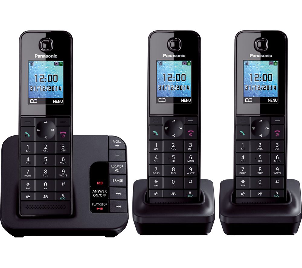 Dect 6.0 four handset cordless phone system